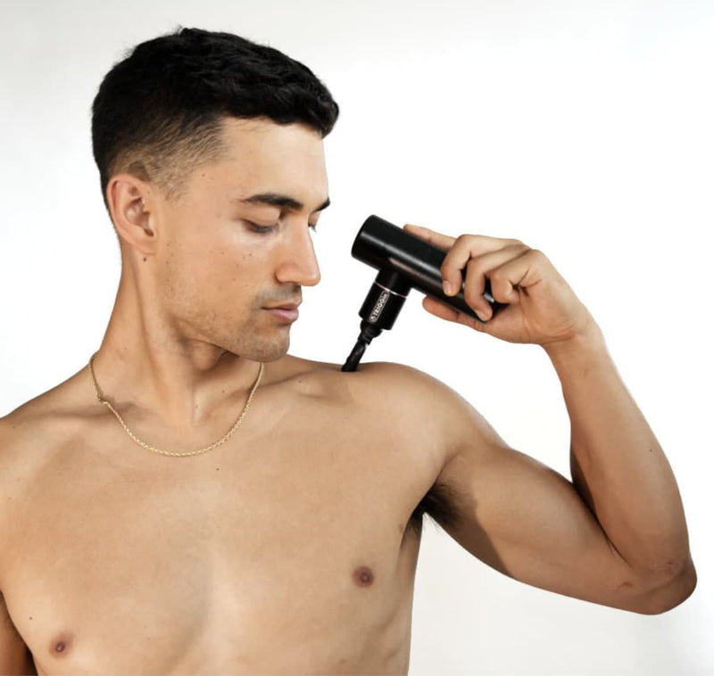 TRIGGin Mini Massage Gun für Muskelerholung Anwendung 2