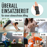 Handgelenkbandage mit Kupfer- & Carbonfasern