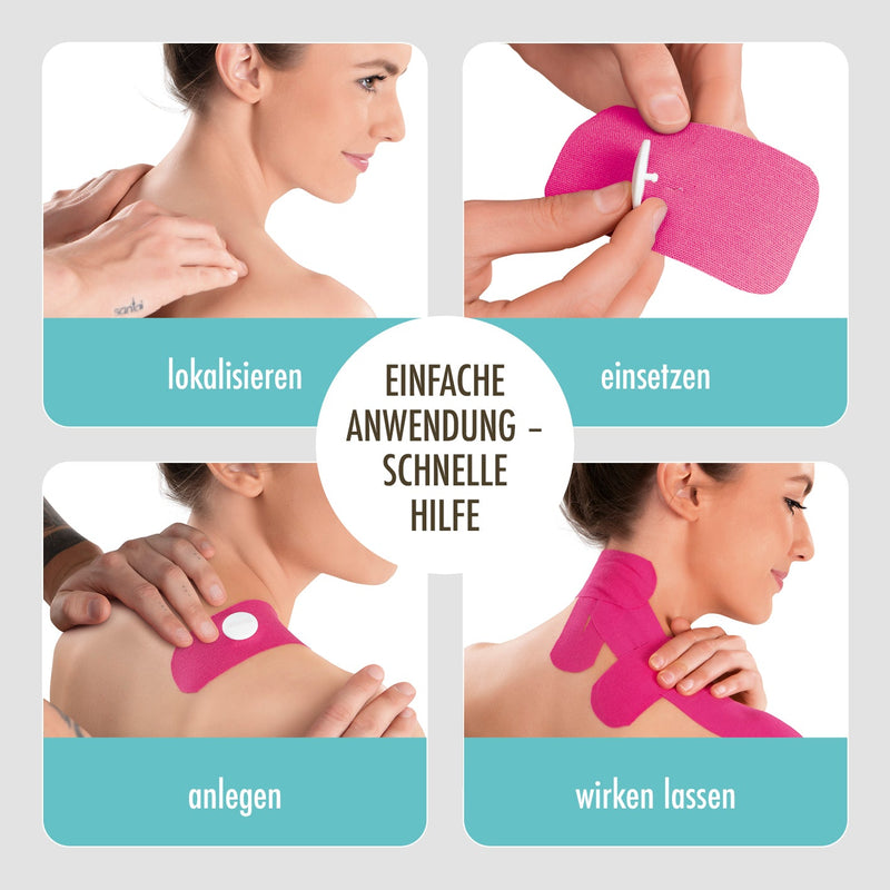 1x Triggerknopf mit 1x Tape pink